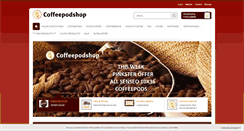 Desktop Screenshot of coffeepodshop.co.uk