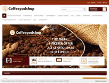 Tablet Screenshot of coffeepodshop.co.uk